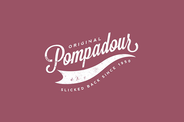 Création du logo de la marque Pompadour